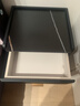顾家家居（KUKA）意式卧室双抽储物床头柜7996 【可可黑+黑色岩板】旗舰款床头柜 实拍图