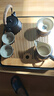 京东京造 茶具整套 功夫茶具陶瓷套装茶壶茶杯茶盘【黑陶提梁壶】 12件套  实拍图