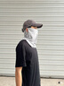 特步（XTEP）防晒面罩骑行冰丝面巾围脖套魔术头巾男女防风尘骑车登山钓鱼装备 【降温隔热/冰丝面罩】浅灰色 均码【80-200斤】 实拍图