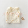春秋款三层保暖马甲加厚A类宝宝坎肩0-1岁婴儿护肚小背心冬款 树叶熊 59 实拍图