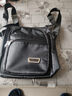 鹏境单肩包多隔层小背包多功能休闲斜挎包通勤背包2024七夕男士牛津布 四层拉链-单肩包【经典黑】 实拍图