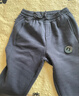 浪莎运动裤女加绒秋冬季加厚宽松束脚显瘦保暖外穿裤子休闲灰色卫裤 实拍图