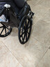 衡互邦 轮椅折叠老人坐便椅 轻便轮椅带坐便轮椅车 残疾人手推车 升级耐磨轮-黑色皮革款SYIV90 实拍图