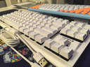 CHERRY樱桃 MX1.1机械键盘 G80-3910游戏键盘 悬浮式无钢结构 87键有线键盘 电脑键盘 白色 红轴 实拍图