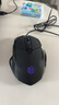 英菲克（INPHIC）W1 有线游戏鼠标宏定义人体工学轻音家用办公笔记本电脑台式USB通用 黑色 实拍图