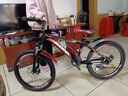 凤凰（Phoenix）儿童自行车山地车男女学生脚踏车6-15岁童车 霸道 黑红色 22寸 实拍图