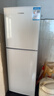 HYUNDAI（韩国现代）小冰箱迷你小型家用冷藏冷冻宿舍出租房办公室双开门二门电冰箱节能省电 118L白【行业热卖+店铺热卖】 实拍图