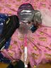李宁（LI-NING）羽毛球拍单拍全碳素比赛用拍锋影900NEW荧光莓红 4U空拍 实拍图