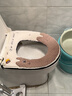 Creative art马桶垫秋冬保暖加厚加绒垫圈可水洗马桶圈垫冬天坐便套拉链款通用 实拍图