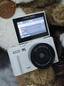 YZZCAM校园5K翻转屏可自拍数码相机学生4K高清CCD入门级微单相机专业WiFi旅游单反相机vlog复古照相机 白色【标配】显示屏翻转+WiFi直连手机 配32G内存卡 实拍图