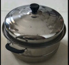 【大牌同款】不锈钢加厚蒸锅多层家用蒸锅电磁炉燃气灶炉具通用 【34cm】加厚双层蒸锅（5-6人用) 实拍图