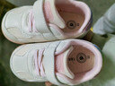 泰兰尼斯春季学步鞋男宝宝鞋子女童婴儿鞋透气软底机能鞋白粉23码 实拍图