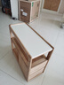 源氏木语实木沙发边柜岩板侧边几北欧小户型客厅角几可移动窄边桌 实拍图