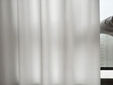 未来式窗帘透光不透人幻影纱帘2025新款卧室客厅金刚纱阳台防晒遮阳窗纱 幻影纱-霜白色（送挂钩）(免费改短） 【穿孔/免费改短/定制联系客服】 实拍图