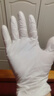 英科医疗（INTCO）一次性医用丁腈手套100只M码白色防护实验室家务洗碗乳胶橡胶手套 实拍图