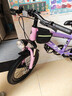 永久儿童自行车6-10-15岁以上中大童变速减震山地车单车赛车男女孩 辐条-维卡紫【减震 碟刹 99%装】 18寸单速【适合120-135cm】 实拍图