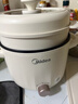 美的（Midea）电煮锅 泡面火锅宿舍小电锅 电蒸锅 多功能家用电热锅 2.6L蒸煮一体 小型2-3人用 配带蒸笼XZE2076 实拍图