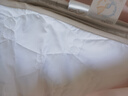 水星家纺大豆床垫A类柔肤抗菌防螨床垫软可折叠水洗床褥 1.5米床 白 实拍图