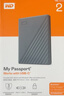 西部数据（WD）移动硬盘2TB 兼容type-c My Passport随行版2.5英寸 灰 机械硬盘 笔记本电脑外接 加密 家庭存储 实拍图