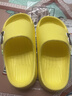 巴布豆儿童拖鞋男女童宝宝软底居家浴室夏季凉拖鞋 黄色 170码 实拍图