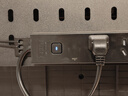 正泰（CHNT）PDU插排桌面过载超功率保护桌下电竞机柜插座/插线板/插排/排插 【黑色】6位总控五孔PDU（2米） 实拍图