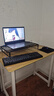 舒客艺家 电脑桌台式小户型小桌子家用学习桌写字办公书桌电竞长条桌子 木纹白架单桌80*50*74 加固电脑桌 实拍图
