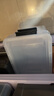 禧天龙塑料衣物收纳箱玩具整理箱车载储物箱55L 透明 3个装 带轮 实拍图