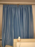 京东京造黑贝妮蓝色窗帘 99%全遮光成品窗帘布卧室客厅挂钩式 宽1.5*高2米 实拍图