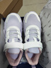 鸿星尔克（ERKE）童鞋男女童运动鞋儿童缓震轻便跑鞋淡紫粉/微晶白/神秘紫36 实拍图