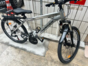 凤凰自行车成年人男女变速自行车青少年单车越野公路车学生山地自行车 钢架/全套轴承/建大轮胎/条轮灰 24速24寸【适合145-170cm】 实拍图