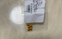 御邪足金999光面算盘珠隔断珠黄金垫片DIY手串手链金配饰 算盘珠:约0.15g（五颗） 实拍图