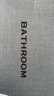 欧派浴室地垫卫生间加厚海绵吸水防滑脚垫厕所地毯亚麻洗手间门垫 实拍图