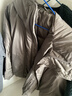 优衣库合作款/女装男装PUFFTECH空气棉服连帽外套480064 36 褐色 L 实拍图