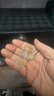 喜上眉梢足金999重工古法金珠散珠3D硬金光面磨砂黄金转运珠圣诞节礼物女 0.25g【4mm重工古法珠单颗】 实拍图