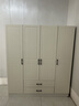 胜淳【包安装】衣柜卧室平开门简易木质收纳储物实用欧式大衣橱 160*180*50主柜【四门】 实拍图
