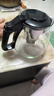 茶吧机饮水机玻璃电热水壶茶壶茶台电茶炉保温壶单壶带滤网耐高温茶具大容量水壶泡茶壶茶水分离 黑色全把款式 实拍图