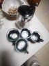 一壶四杯茶壶套装 大容量玻璃茶杯带滤网耐高温水壶茶具无底座 1000ML一壶+四杯套装 1件 实拍图