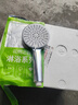 花栖之谷增压花洒喷头多功能手持花洒家用淋浴喷头 [大面板银色花洒] 实拍图
