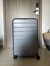 米家小米行李箱24英寸铝框拉杆箱大容量旅行箱男女万向轮密码箱子黑色 实拍图