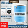 适配米家小米 空气净化器滤芯滤网2S 1 2 3 4 5代4lite 5S 4ProH滤芯过滤网3H/3C滤芯 【2/2S/3代/PRO/3H/3C】除霾除尘款 实拍图
