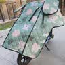 雨航（YUHANG）冬季电动车挡风被防风防泼水保暖护肩加大加厚黑色太空熊 实拍图