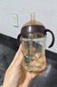 世喜吸管奶瓶1-3岁直饮杯婴儿ppsu一12个月以上宝宝300ml带重力球手柄 实拍图