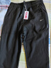 回力运动裤男冬季加绒保暖休闲裤直筒平口健身跑步卫裤子男 实拍图