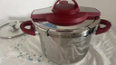 膳魔师高压锅压力锅单手开合安全防爆304不锈钢灶具通用年会礼品送礼 勃艮第红-黄金容量 22cm 6L 实拍图
