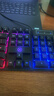 银雕(YINDIAO) K500键盘彩包升级版 机械手感 游戏背光电竞办公 USB外接键盘 全尺寸 黑色混光有线键盘 实拍图