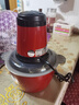 奥克斯（AUX）绞肉机家用小型不锈钢绞馅机碎肉机电动多功能辅食料理机 打肉机肉馅蒜蓉机AJR-18AZX-117红色 晒单实拍图