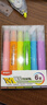 晨光(M&G)文具荧光笔 儿童标记划重点手账记号标记彩笔 星彩系列单头水性6色/盒AHMV7602考试必备 实拍图