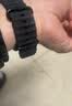 BHO【运动硅胶】适用苹果手表表带apple iwatch Ultra3/2/s11/s10表带se3/9/8海洋硅胶表带男款夏季 黑扣【黑色】海洋表带 【49/46/45/44mm 表盘通用】 实拍图