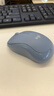 罗技（Logitech）M221 轻音鼠标 无线鼠标 办公鼠标 对称鼠标 带无线微型接收器 雾霭蓝 实拍图