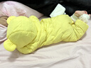 巴拉巴拉童装婴儿连体衣轻薄羽绒服宝宝衣服2025冬装抱衣爬服男童女童萌趣 黄色雪人-白鸭绒 73 cm-充绒量37g 实拍图
